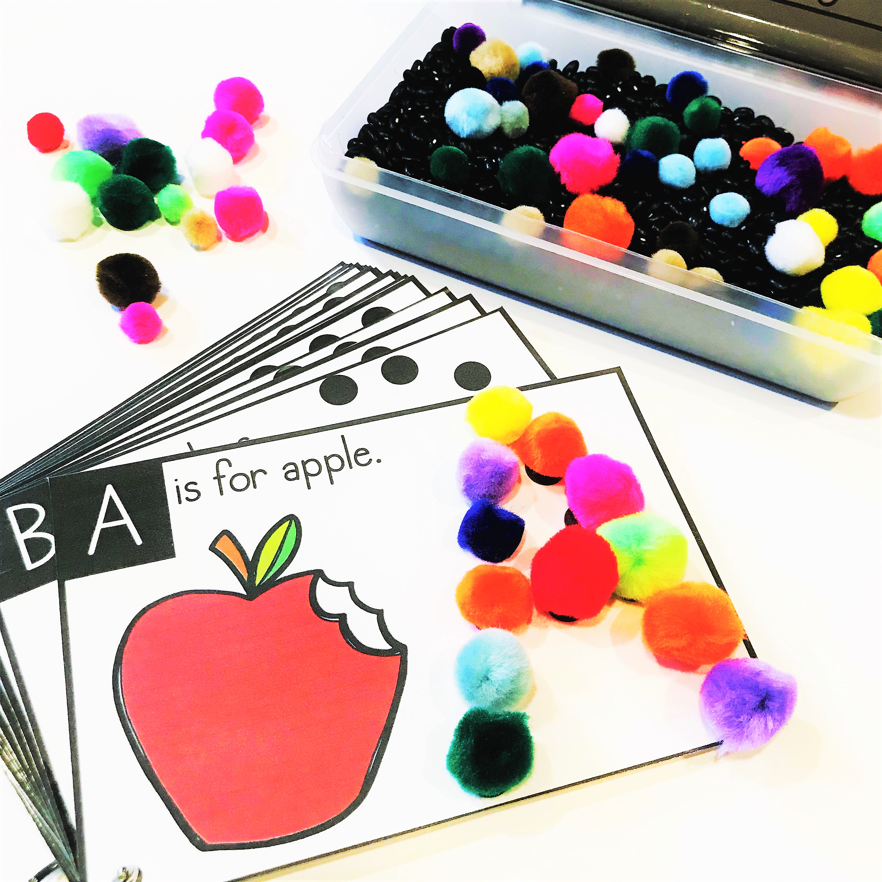 Preschool Skills Sensory Bins