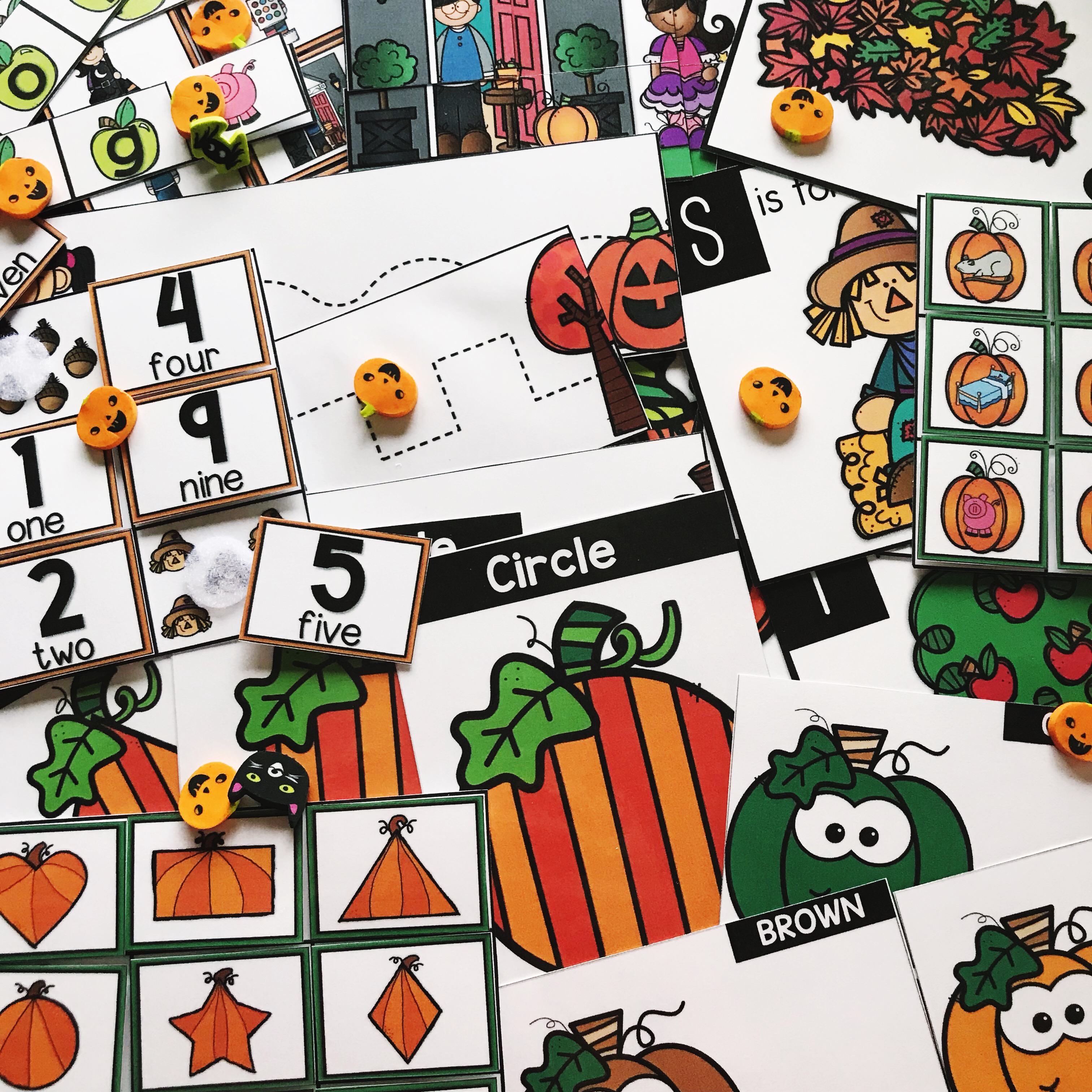 Halloween Math and Literacy Plans for Little Learners