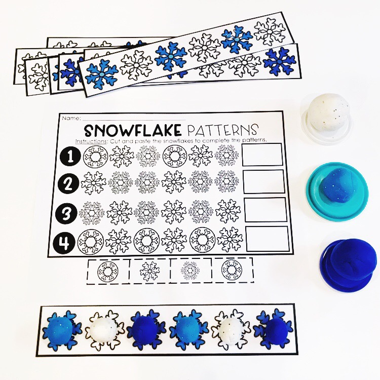 Winter Math and Literacy Plans for Little Learners