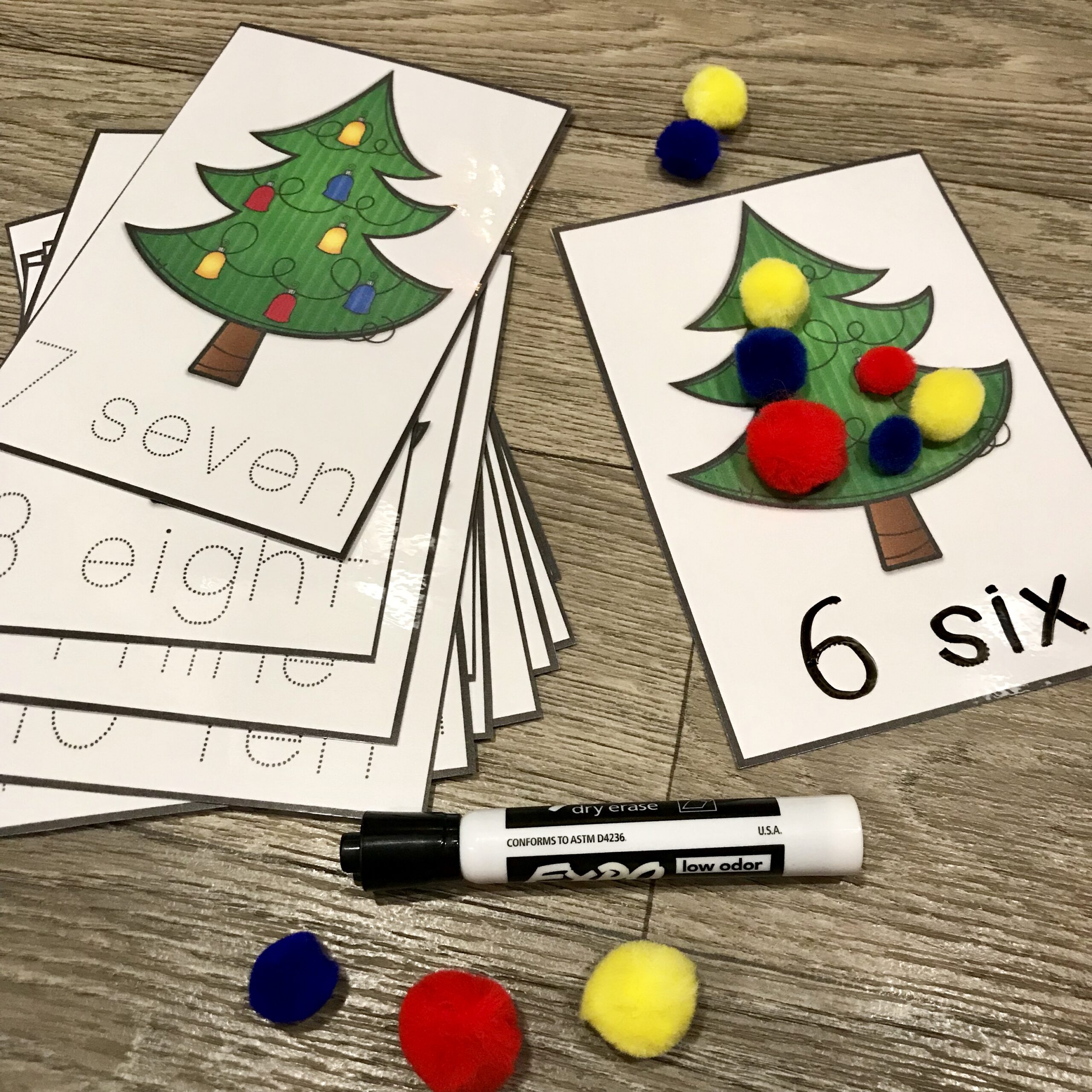 Christmas Math and Literacy Plans for Little Learners