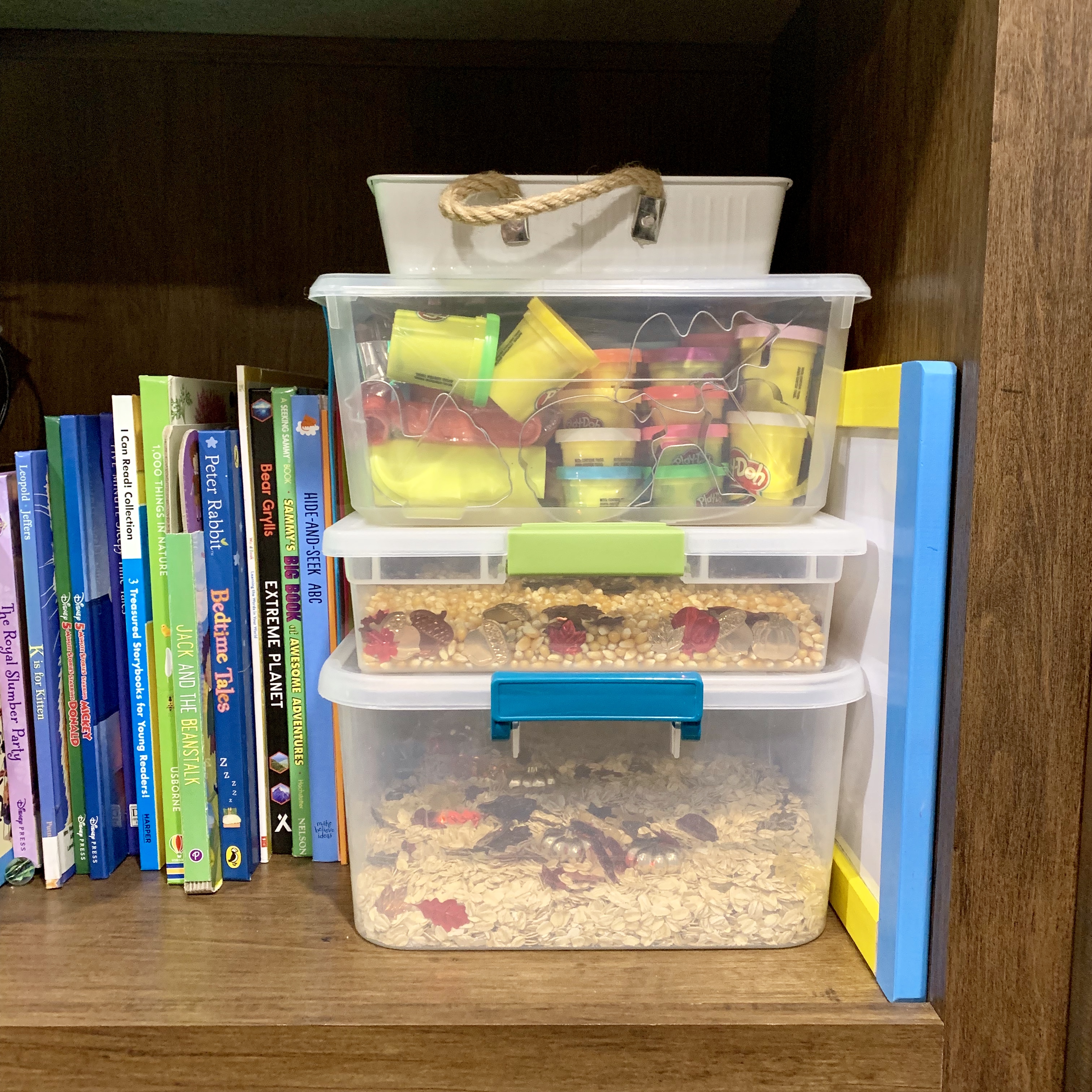 RV Homeschool Preschool Storage