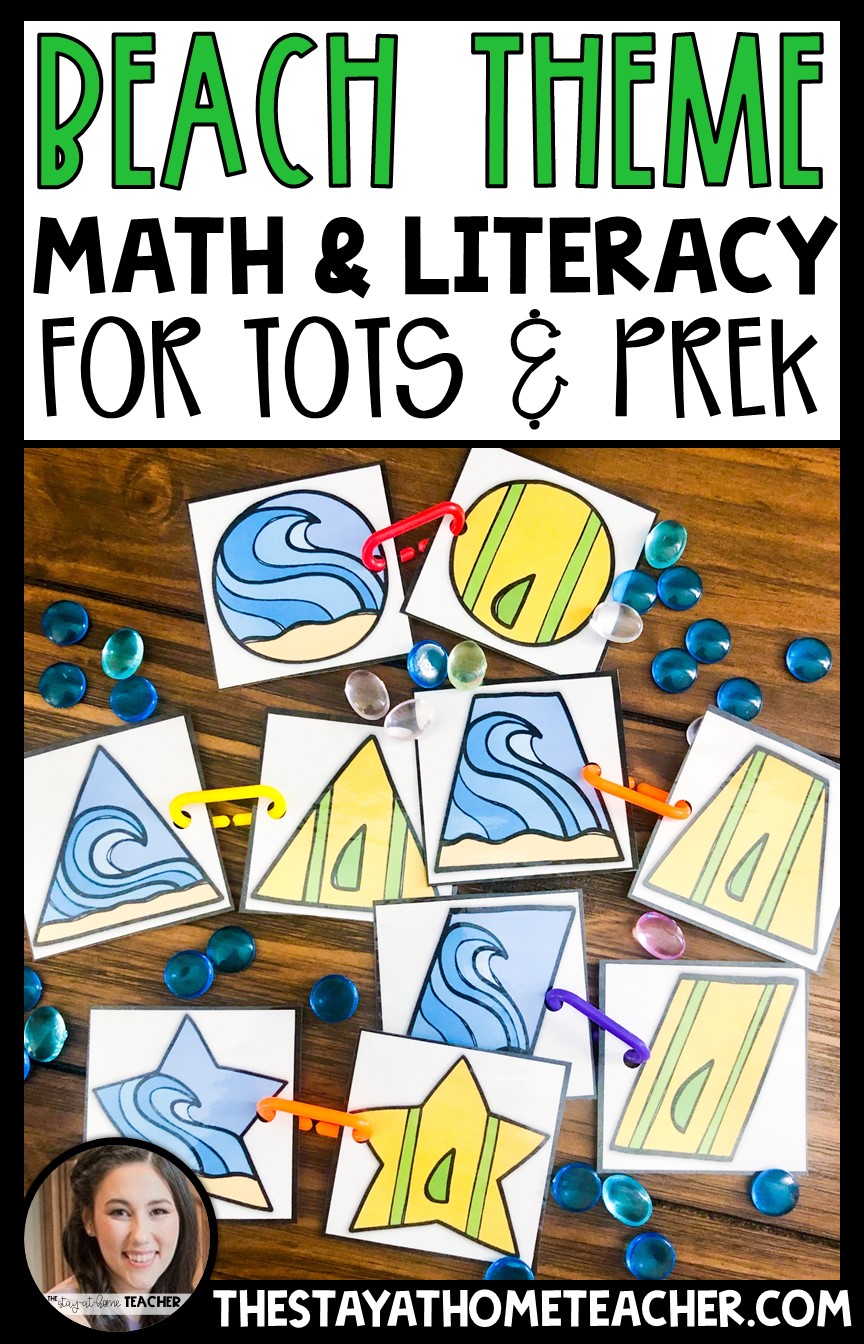 beach math and literacy centers