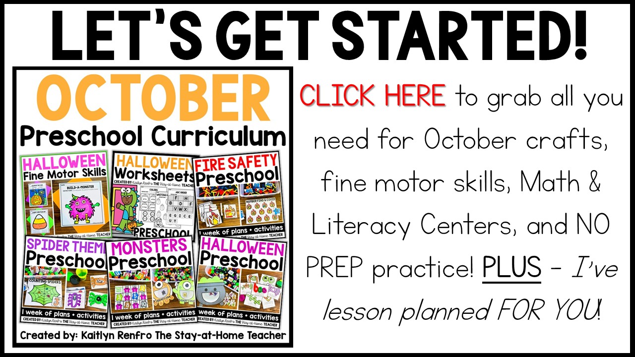 october preschool curriculum