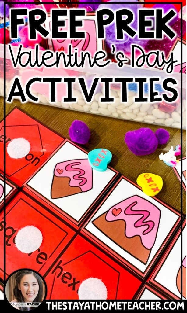 free preschool valentine activities