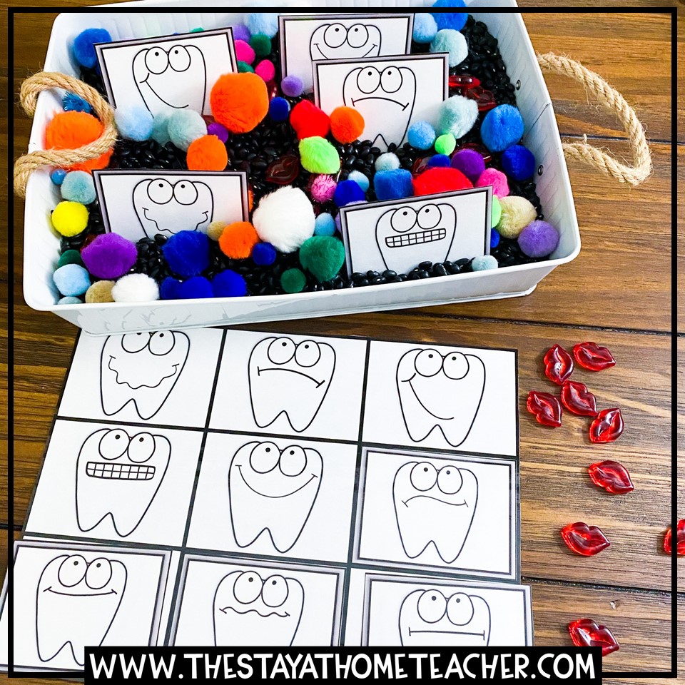 tooth emotions matching mat