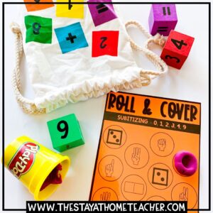 Math and Literacy Dice Games for Little Learners - The Stay-at-Home Teacher