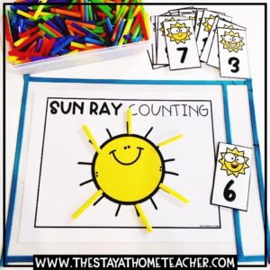 Summer Math and Literacy Centers for Little Learners - The Stay-at-Home ...