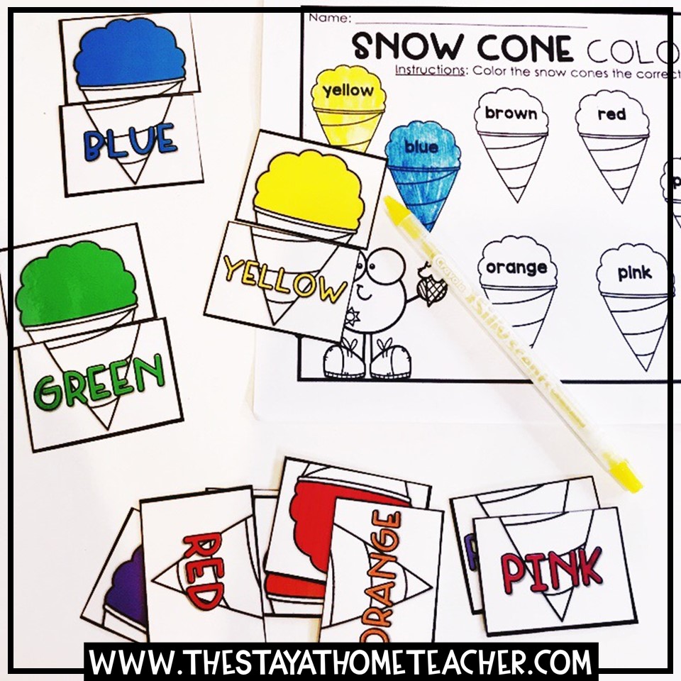snowcone color puzzles