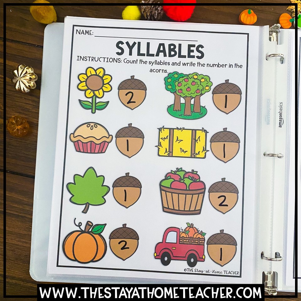 syllables page