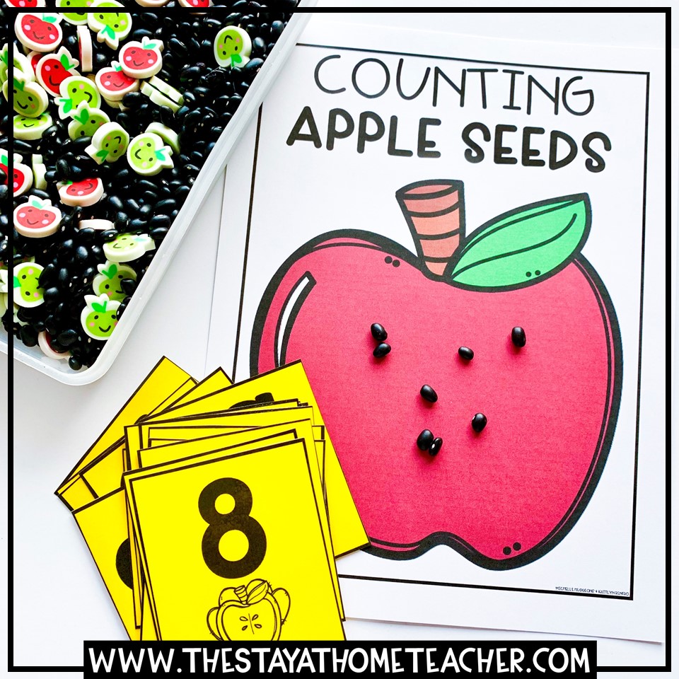 counting fall apple seeds