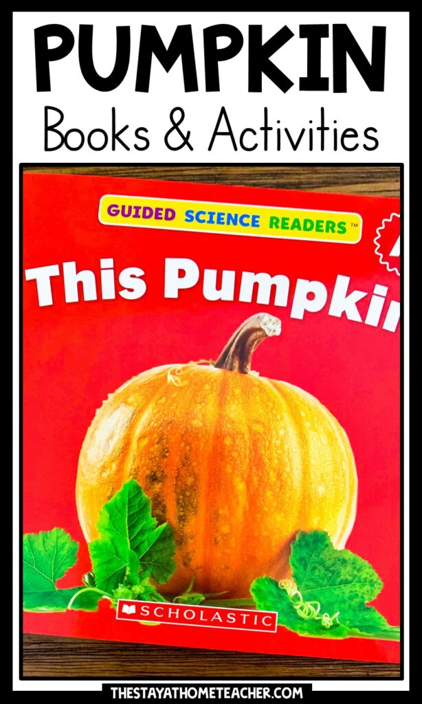 pumpkin books and activities pin