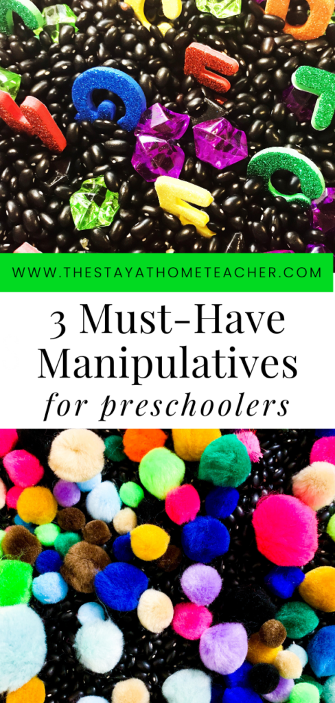 3 Must Have Manipulatives for Preschoolers pin