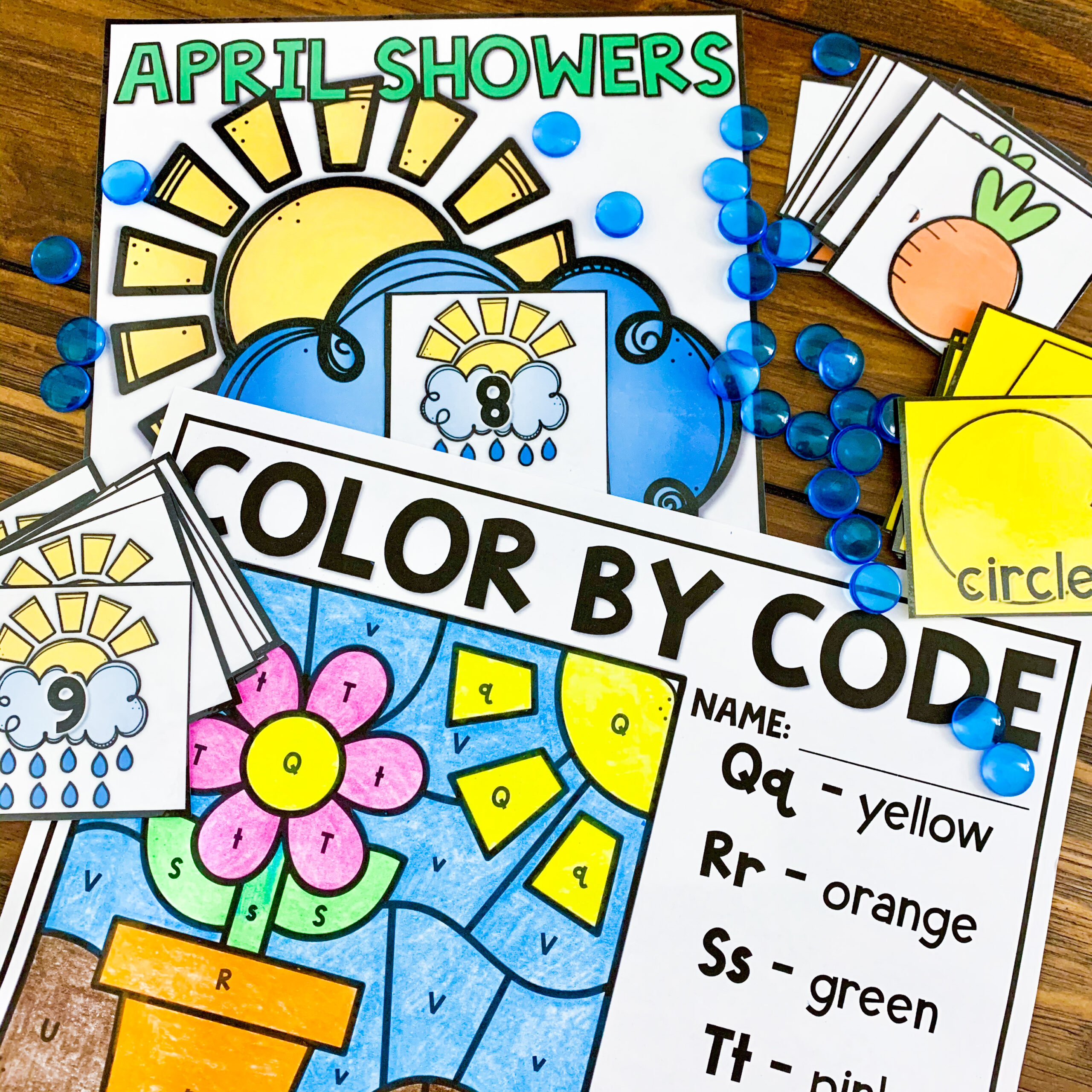 5 FREE Spring Printables for Preschool and Kindergarten Learners