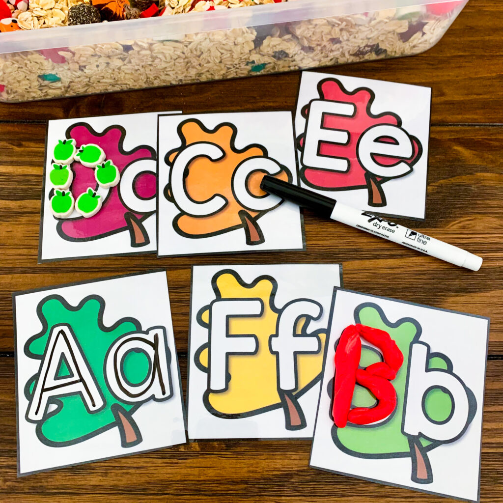 Fall Preschool Theme with 15 Fun Math & Literacy Activities - The Stay ...