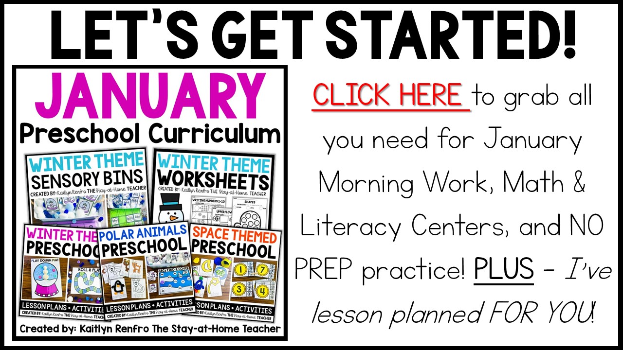 January Preschool Curriculum