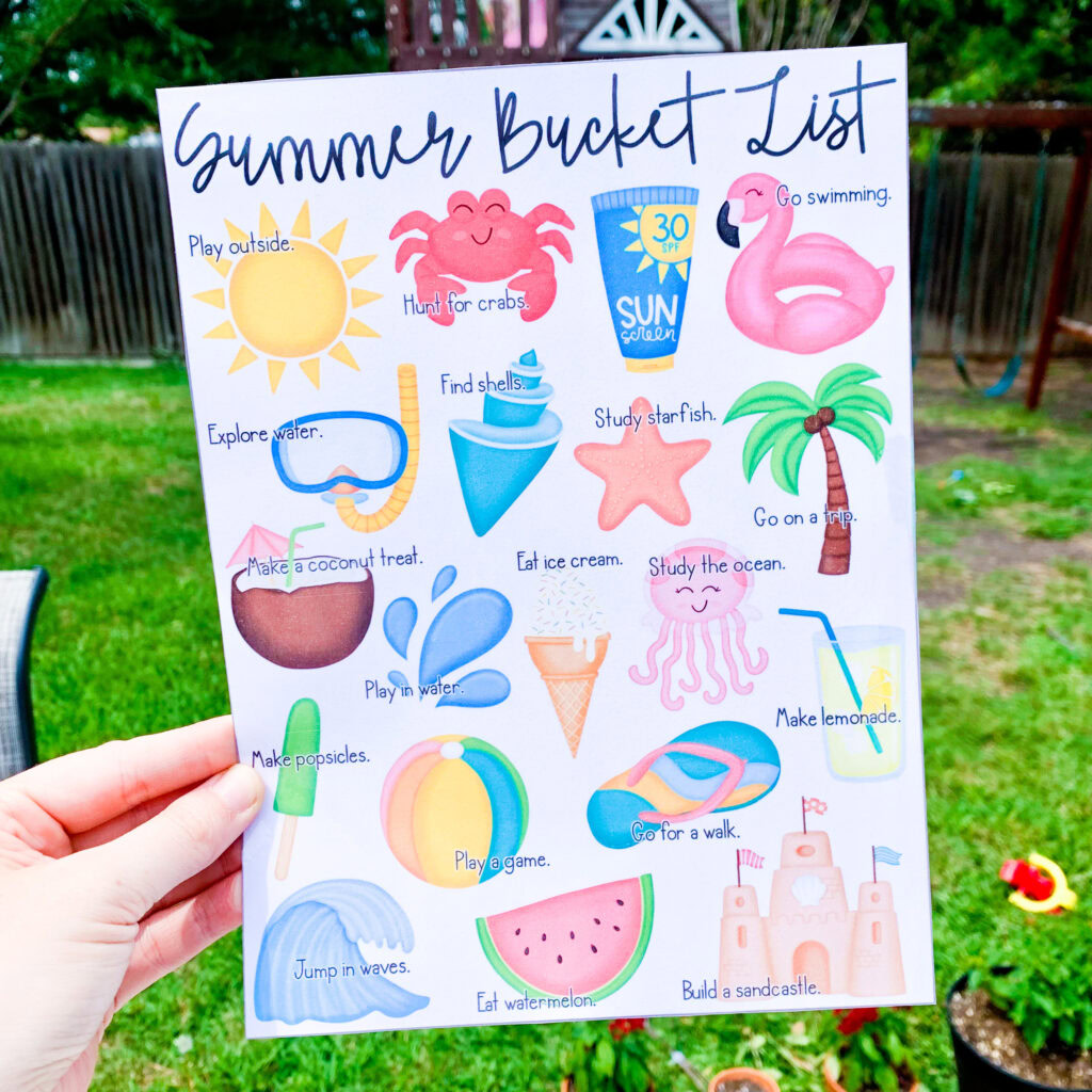 summer bucket list