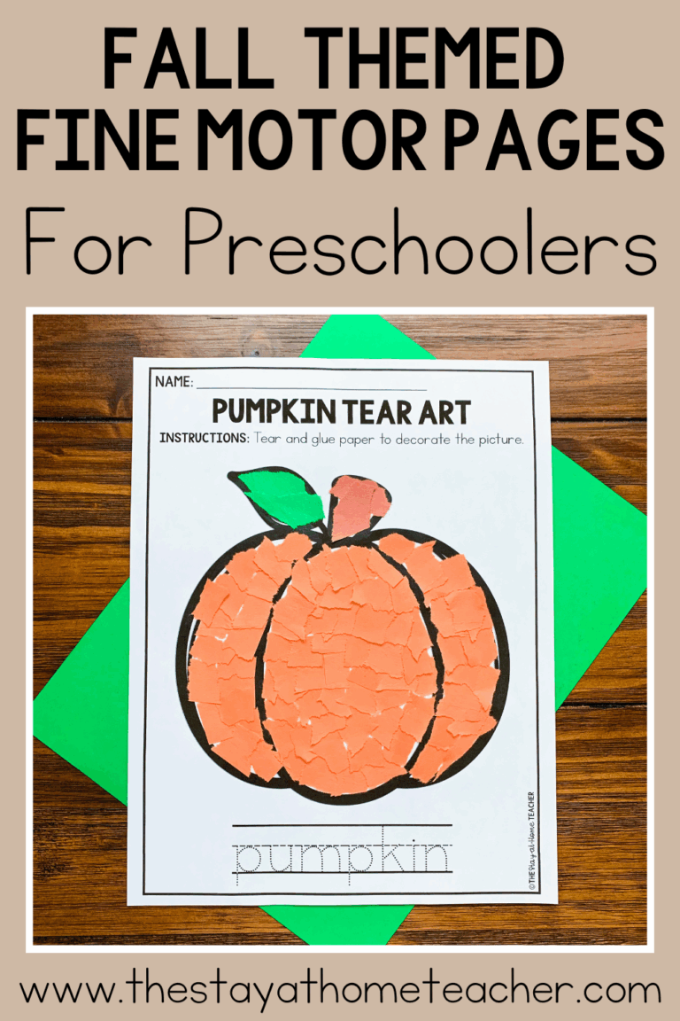 9+ Fall Crafts and Fine Motor Activities for Preschool Children - The ...