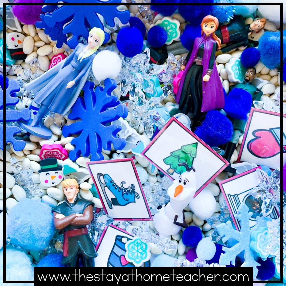 winter sensory bins PIC