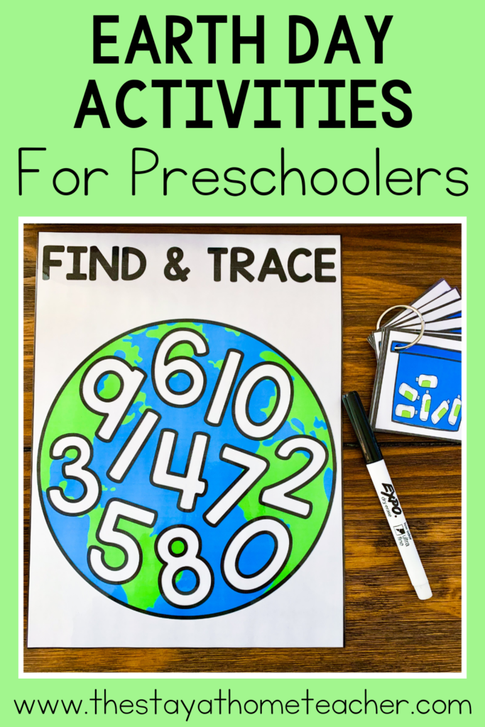 Earth Day preschool pin