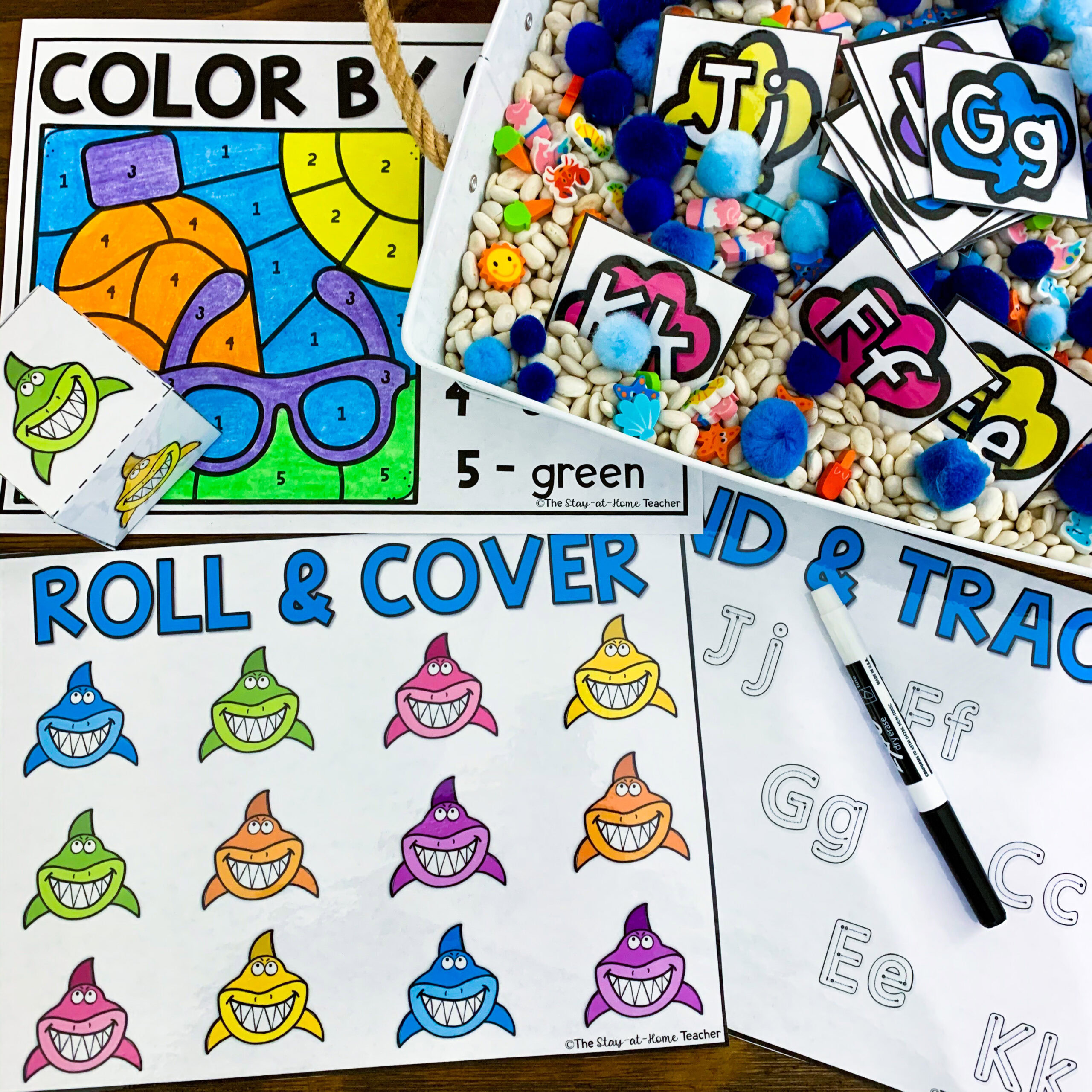 3 Free Summer Math and Literacy Activities for Preschool Children
