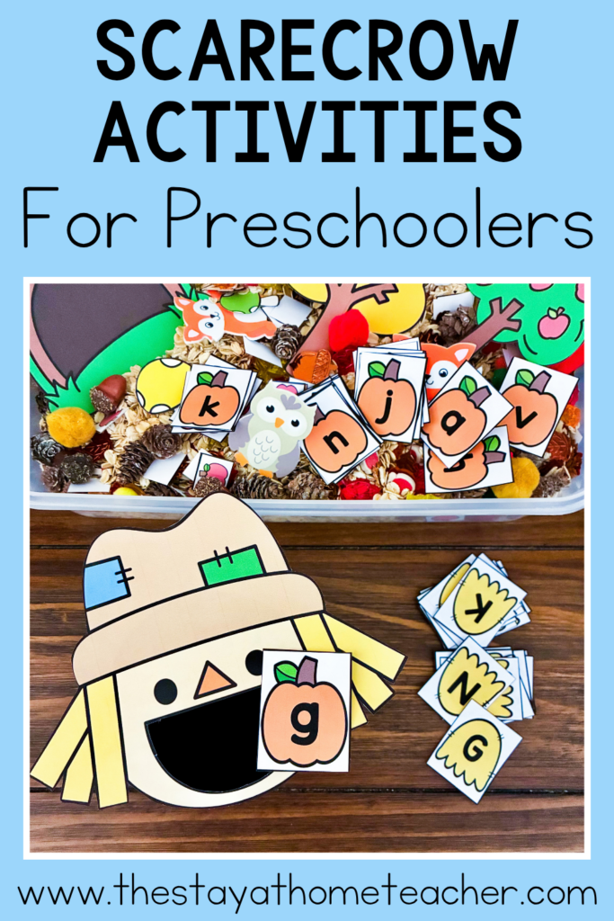 Bring a little scarecrow fun to your fall learning! ? These 6 hands-on activities help toddlers, preschoolers, and PreK/TK learners practice counting to 10, matching colors, recognizing letters, and building fine motor skills. Use them for October homeschool lessons or preschool math and literacy centers. Save this pin for your next fall theme!