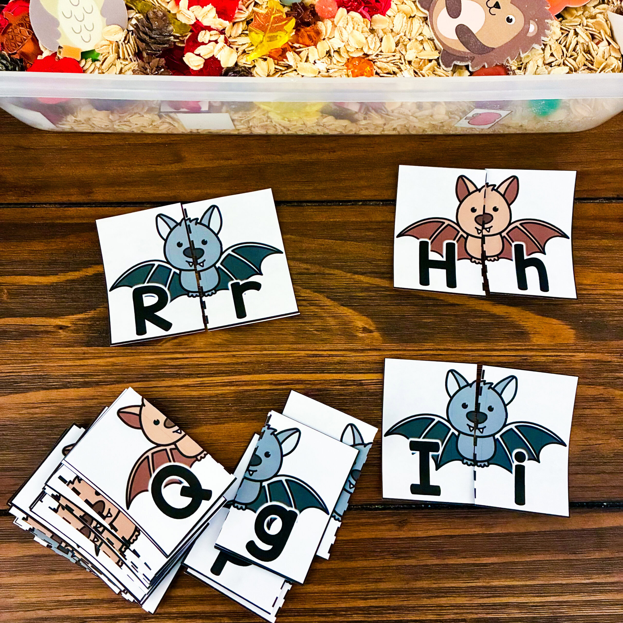 Nocturnal Animals Preschool Theme with 15 Fun Math & Literacy Activities